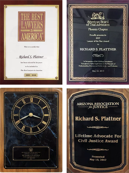 Richard S Plattner Lawyer Awards