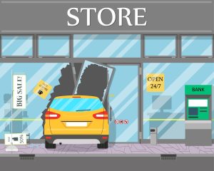 Storefront Car Accidents Can Cause Serious Injuries 